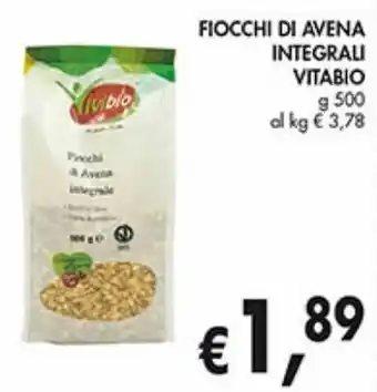 Fiocchi di avena integrali vitabio