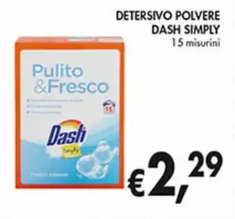 Detersivo polvere dash simply
