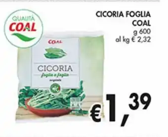 Superstore Coal Cicoria foglia coal g 600 offerta