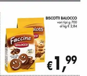 Biscotti balocco vari tipi g 700
