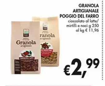 Granola artigianale poggio del farro g 250