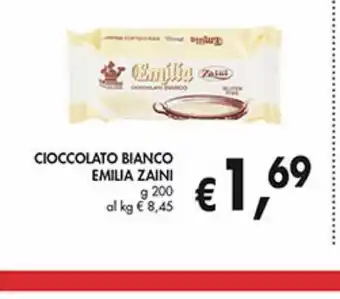 Cioccolato bianco emilia zaini g 200