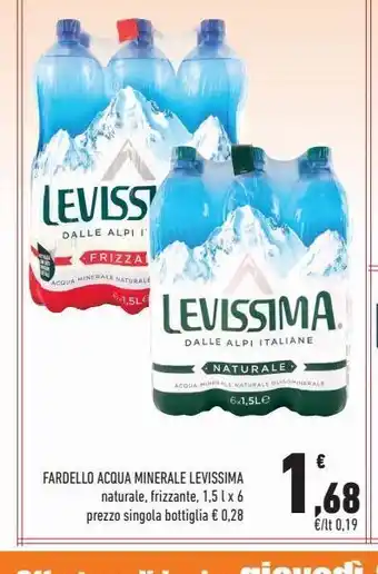 Conad Fardello acqua minerale levissima offerta