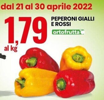 Eurospin Peperoni Gialli e Rossi offerta