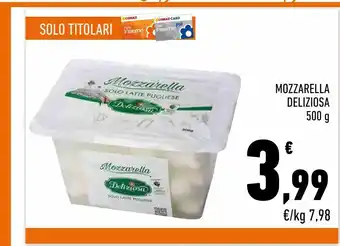 Conad City Mozzarella deliziosa 500 g offerta