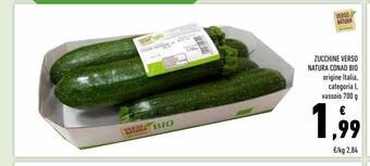 Conad Superstore Zucchine verso natura conad bio offerta