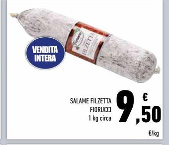 Conad Superstore Salame filzetta fiorucci offerta