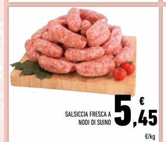 Conad Superstore Salsiccia fresca a nodi di suino offerta