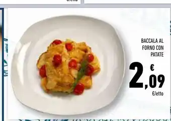 Conad Superstore Baccalà al forno con patate offerta