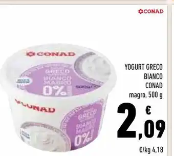 Conad Superstore Yogurt greco conad offerta