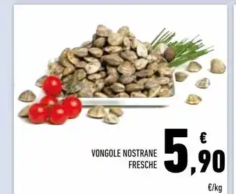 Conad Superstore Vongole nostrane fresche offerta