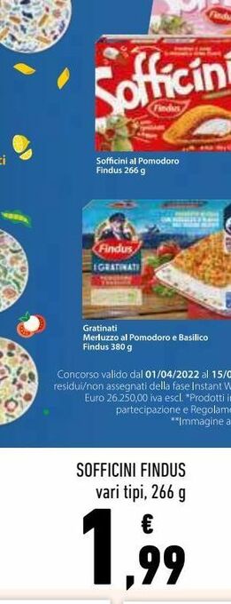 Conad Superstore Sofficini findus offerta