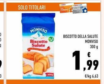 Conad Superstore Biscotto della salute monviso offerta