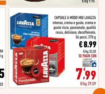 Conad Superstore Capsule di caffè lavazza offerta