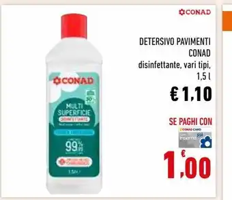Conad Superstore Detersivo pavimenti  conad offerta