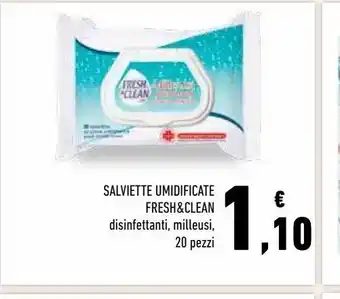 Conad Superstore Salviettine umidificate fresh&clean offerta