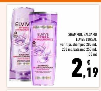 Conad Superstore Shampoo balsamo elvive l''oreal offerta