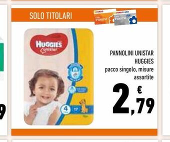 Conad Superstore Pannolini unistar huggies offerta