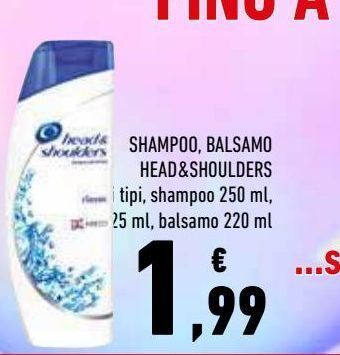 Conad Superstore Shampoo balsamo head & shoulders offerta