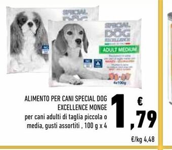 Conad Superstore Alimentazione cane special dog excellence monge offerta