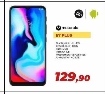 Conad Superstore Smartphone motorola e7 plus offerta