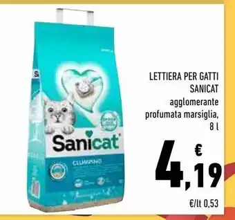 Conad Superstore Lettiera per gatti sanicat offerta