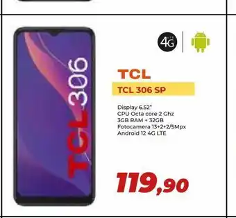 Conad Superstore Smartphone tcl 306 sp offerta