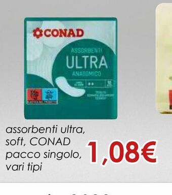 Conad Superstore Assorbenti ultra soft conad offerta