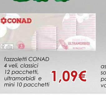 Conad Superstore Fazzoletti conad offerta
