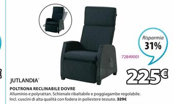 JYSK Poltrona reclinabile dovre offerta