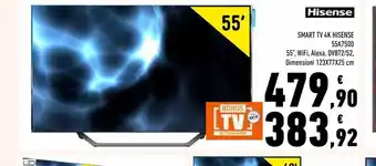 Conad Superstore Smart tv 4 k hisense offerta