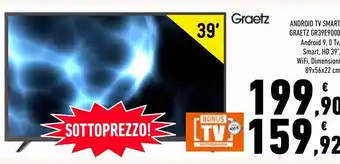 Conad Superstore Andrid tv smart graetz offerta
