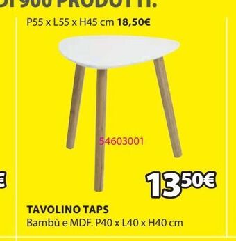 JYSK Tavolino offerta