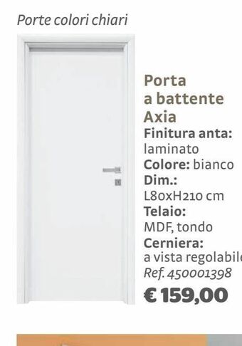 Bricocenter Porta a battente axia offerta