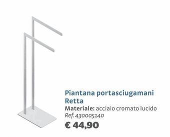 Bricocenter Piantana portasciugamani retta offerta
