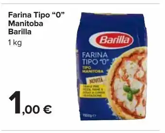 Farina tipo "0" manitoba barilla