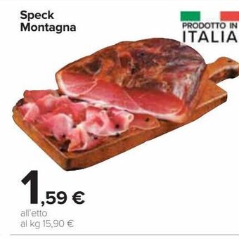 Carrefour Market Speck montagna offerta