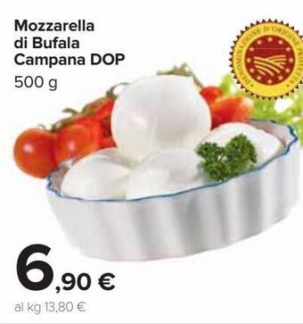 Carrefour Market Mozzarella di bufala campana dop offerta