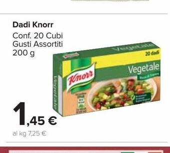Carrefour Market Dadi knorr offerta