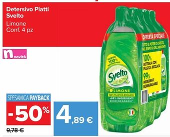 Carrefour Market Detersivo piatti svelto offerta