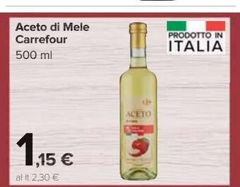 Carrefour Market Aceto di mele carrefour offerta