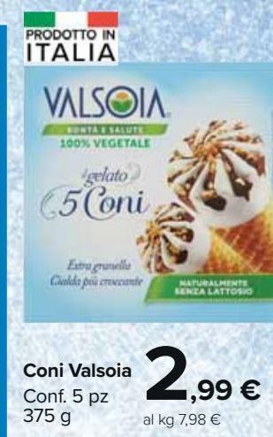 Carrefour Market Coni valsoia offerta