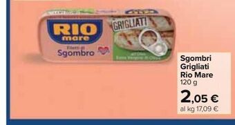Carrefour Market Sgombri grigliati rio mare offerta