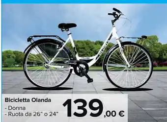 Carrefour Market Bicicletta olanda offerta