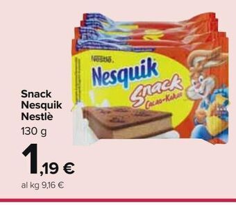 Carrefour Market Snack nesquik nestlé offerta