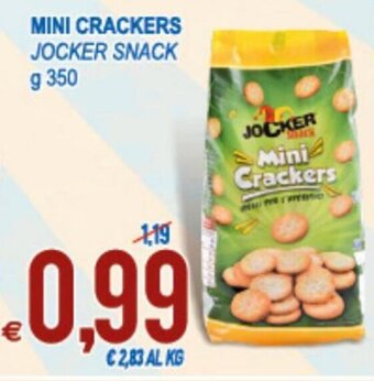 MD Discount Jocker Snack Mini Crackers 350 g offerta