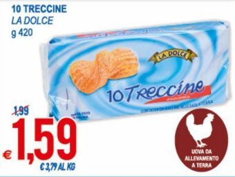 MD Discount La Dolce 10 Treccine 420 g offerta