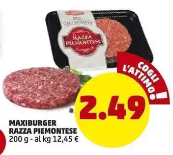 PENNY Maxiburger Razza Piemontese 200g offerta