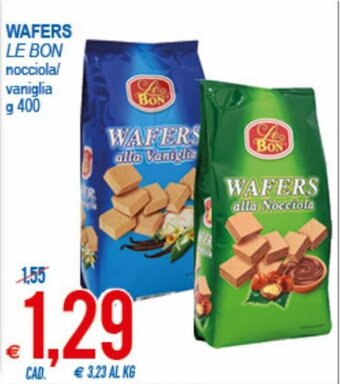 MD Discount Le Bon Wafers 400 g offerta