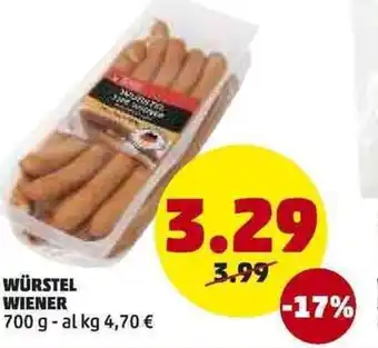 PENNY Würstel 700g offerta